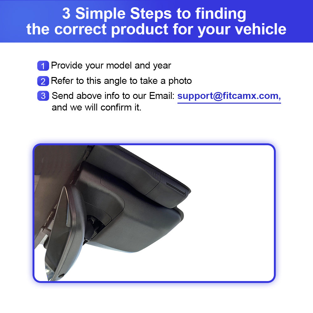 FitCamx Dash Cam para Subaru Solterra 2023-2025