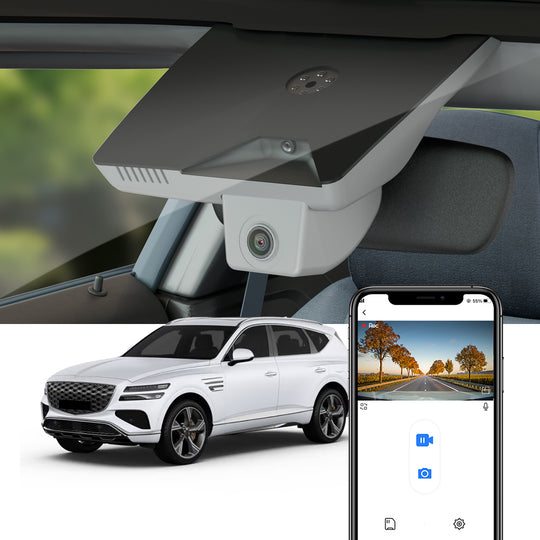 FITCAMX Dash Cam per Genesis G80 2017-2020 (Copertura Specchio Retrovisore parte numero 96005-B1500)