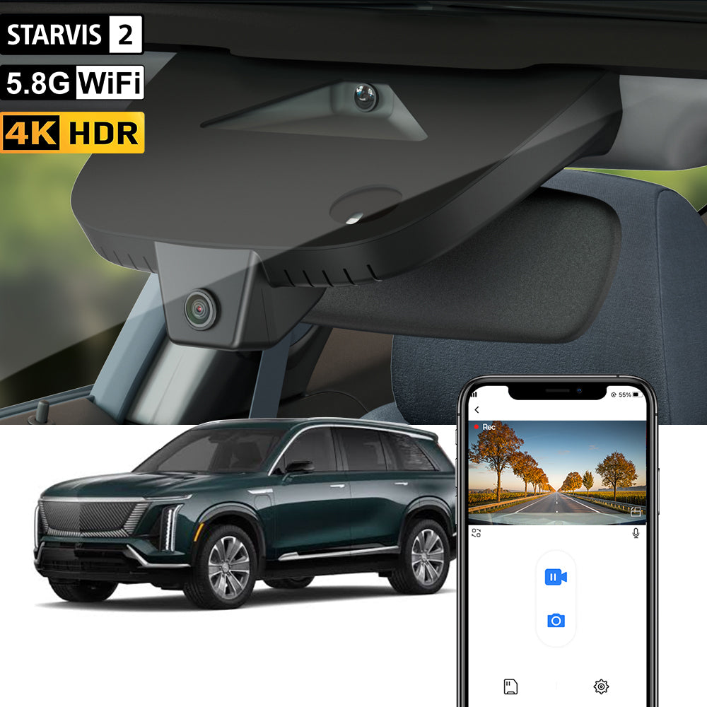 Caméra de tableau de bord FITCAMX pour Cadillac XT4 2024-2026