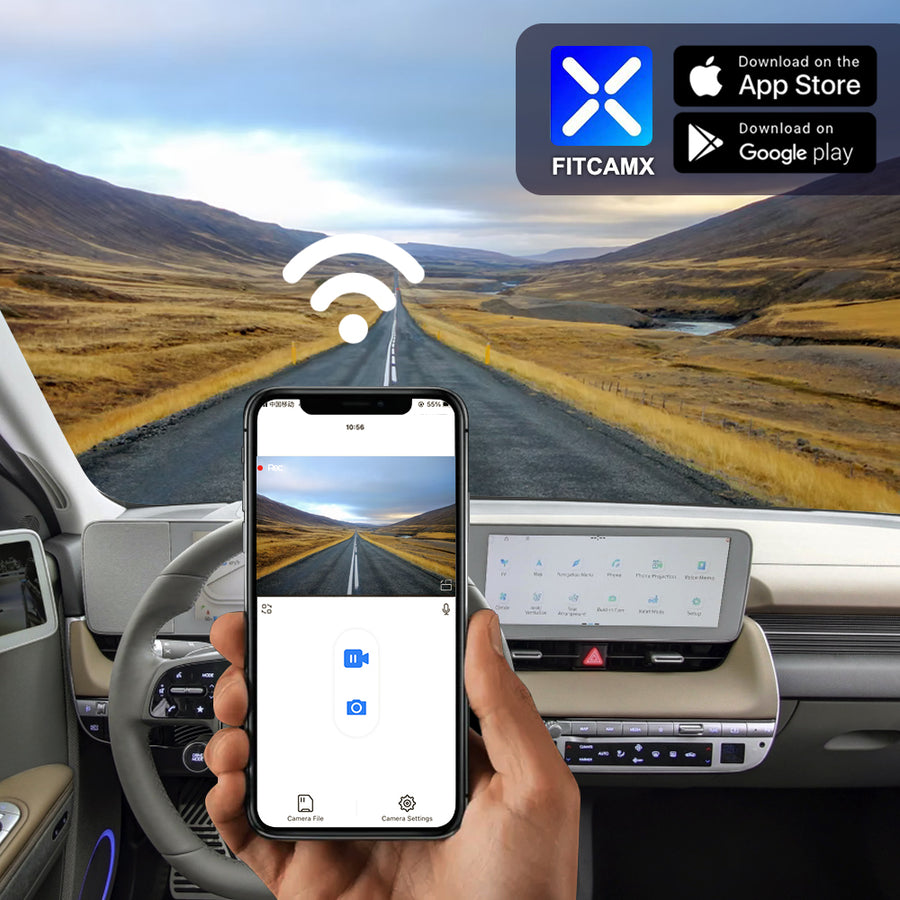 FITCAMX Dash Cam for 2022-2025 Hyundai IONIQ 5 IONIQ 5 N