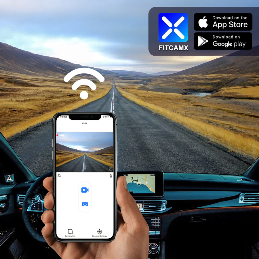 FITCAMX Dash Cam For Toyota Yaris and Yaris Cross 2024 2025