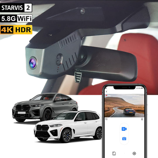 【STARVIS 2】 FITCAMX Dashcam für BMW X5 X6 2024–2027 Facelift