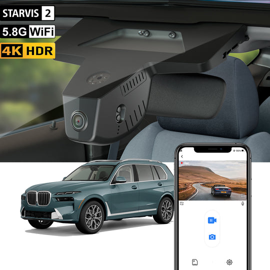 【STARVIS 2】FITCAMX Dash Cam for BMW X7 G07 (1st Gen) Facelift 2023-2027