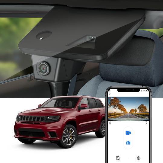 Caméra de tableau de bord FITCAMX pour Jeep Grand Cherokee 2018-2022