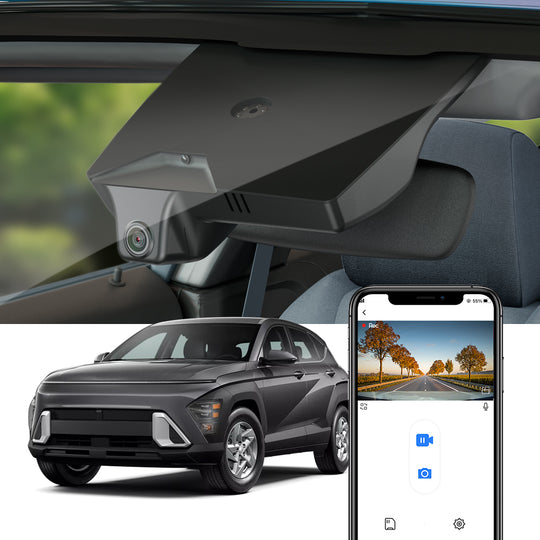 Fitcamx Dash Cam for Hyundai Kona and Kona Electric EV 2023 - 2025