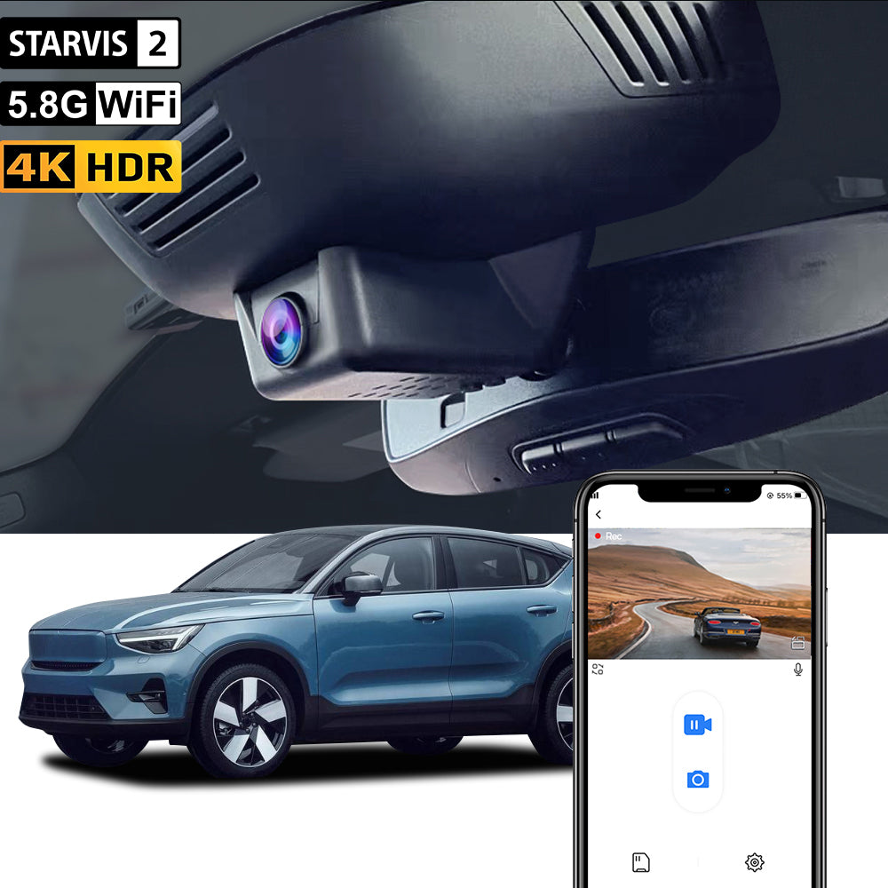 【STARVIS 2】FITCAMX Dashcam für Volvo C40 EC40 2022–2026