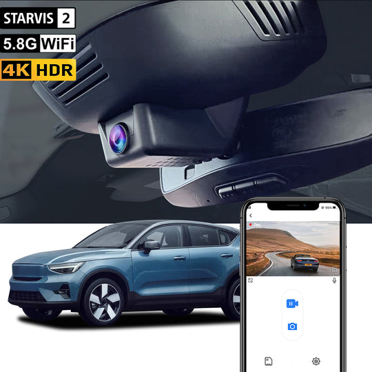 【STARVIS 2】FITCAMX Dashcam für Volvo C40 EC40 2022–2026