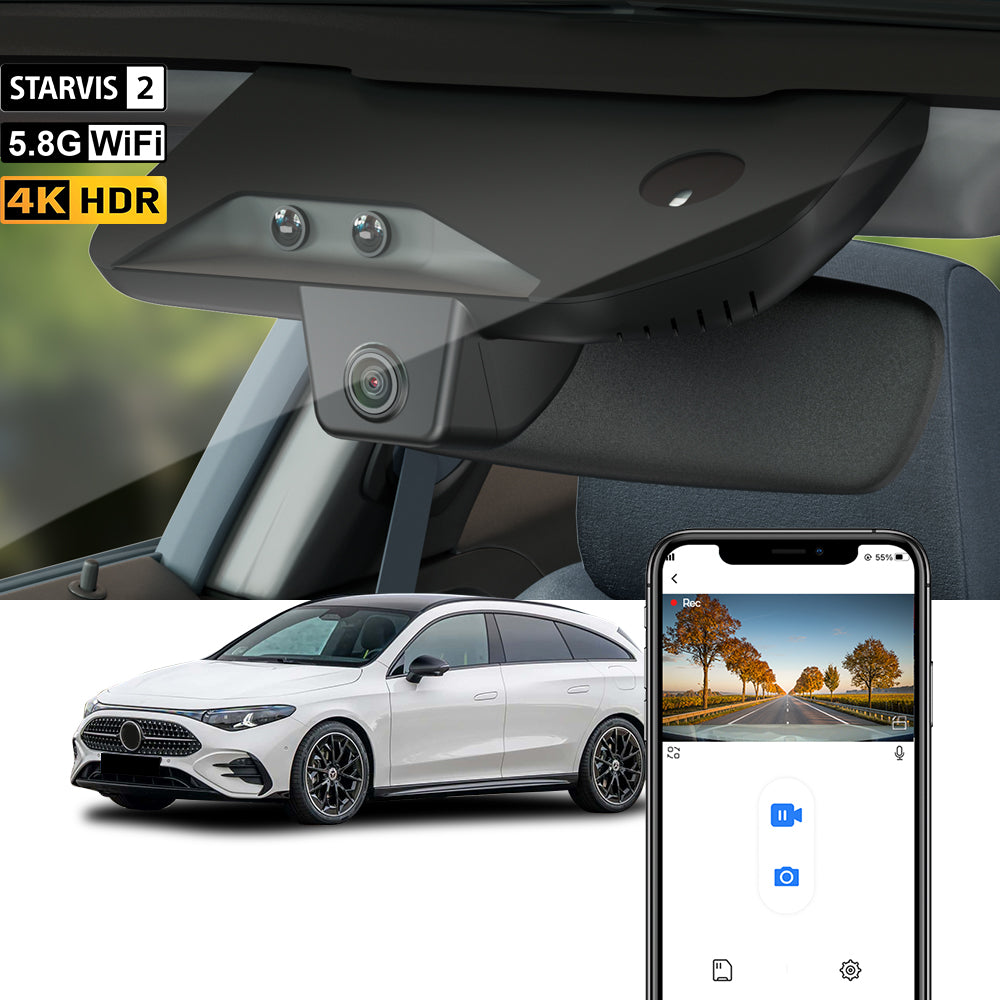 Cámara de salpicadero Fitcamx para Mercedes-Benz EQE Sedan 2023 -2025