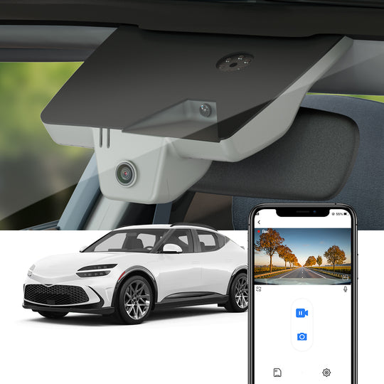 FITCAMX Dash Cam for Genesis GV60 2022-2025 (Right-hand drive)(Rear Mirror Cover part number 96030-CU900)