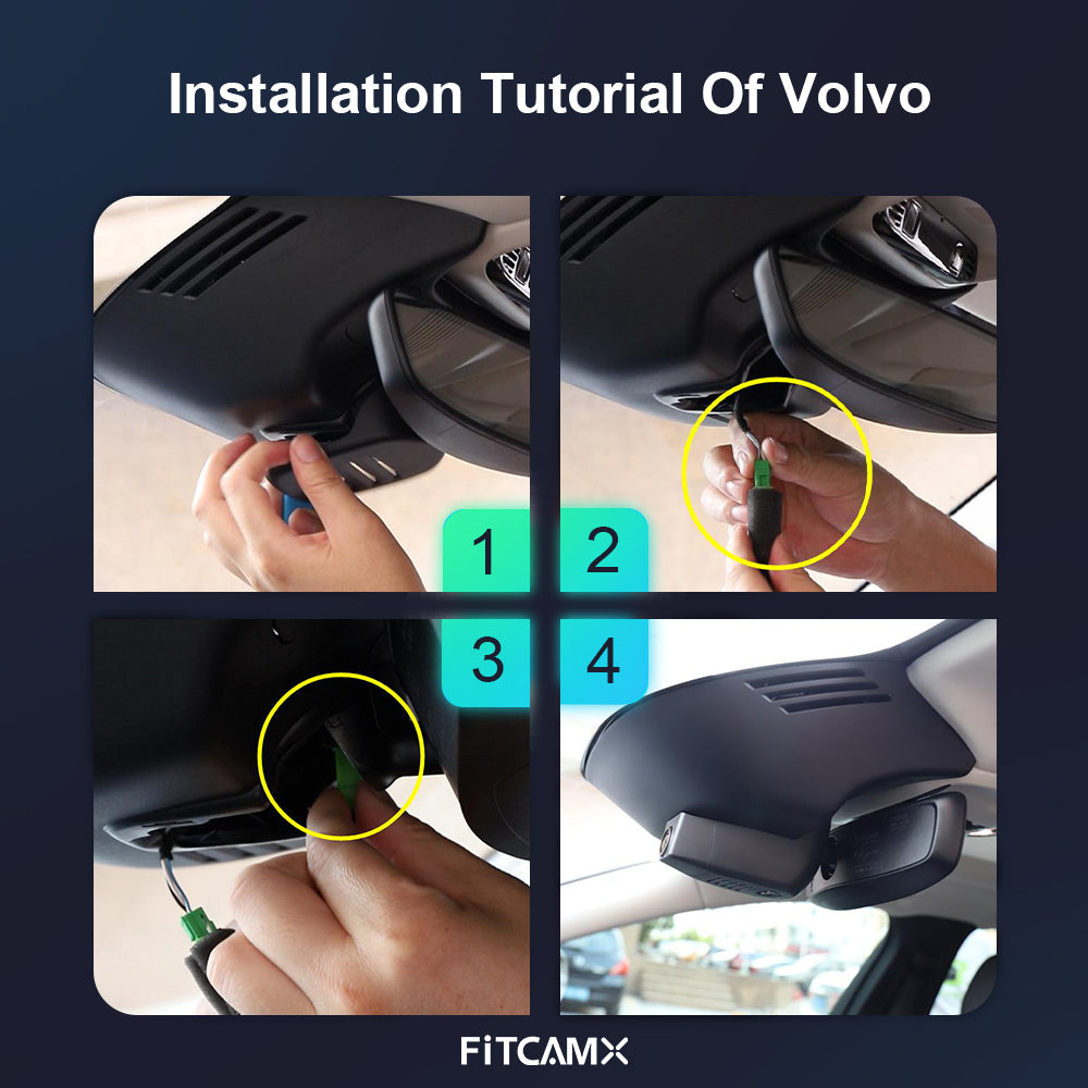Fitcamx Dash Cam For Volvo & Polestar2 – FITCAMX