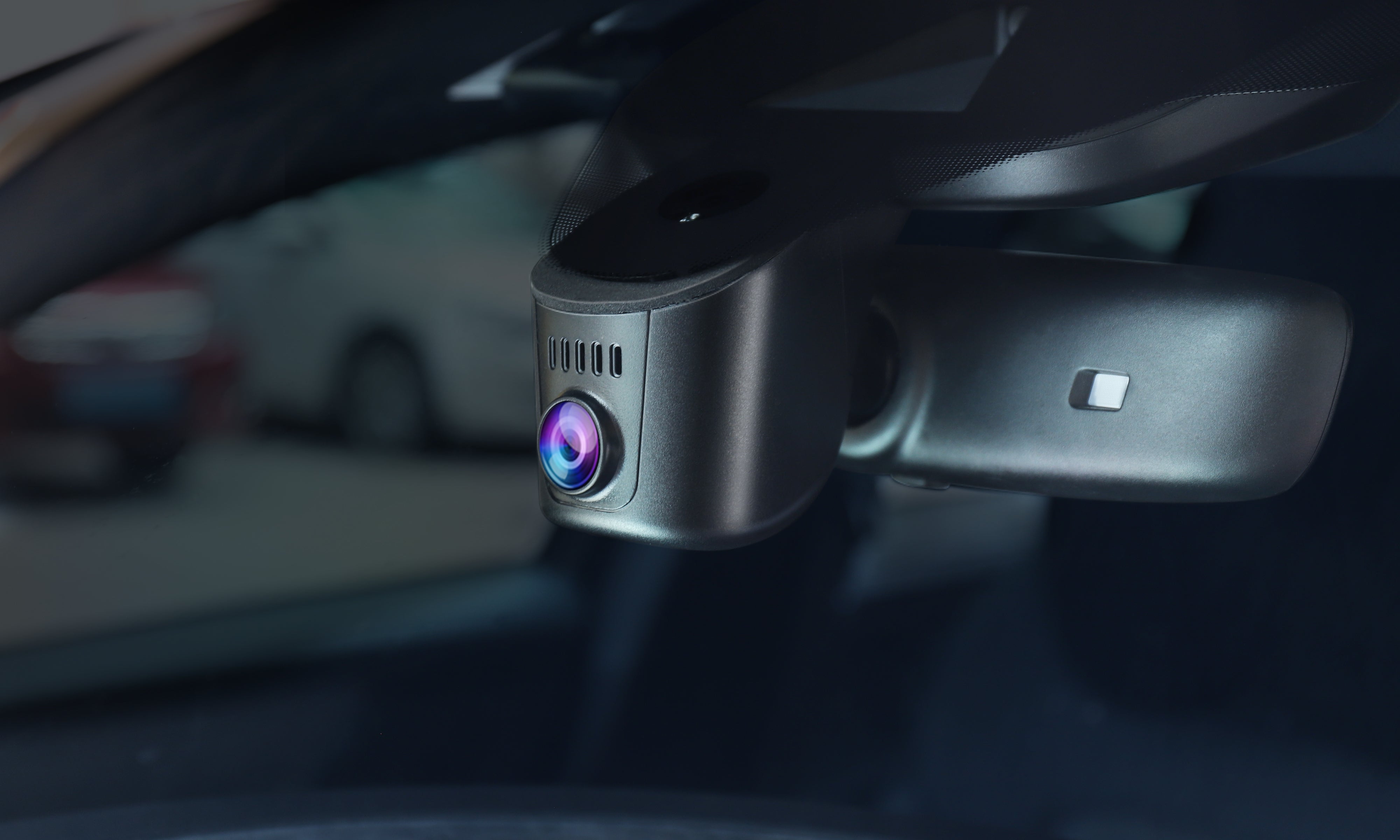 Fitcamx Cámara de tablero dual 4K, grabadora de coche delantera y trasera  con WiFi, grabación de 2160P+1080P, cámara universal para tablero con  visión