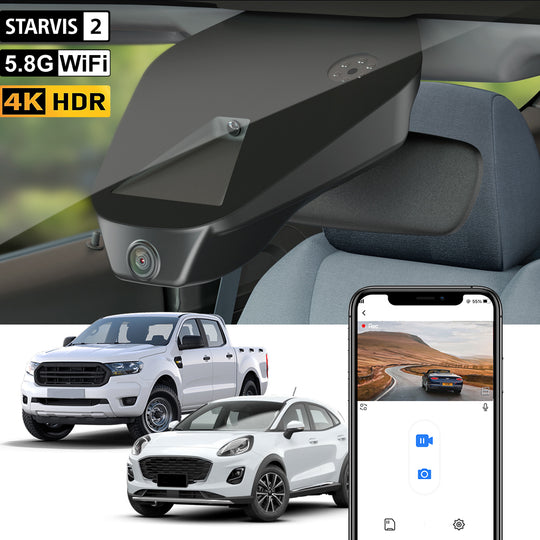 【STARVIS 2】FITCAMX Dash Cam for Ford Ranger 2019-2023 European Model