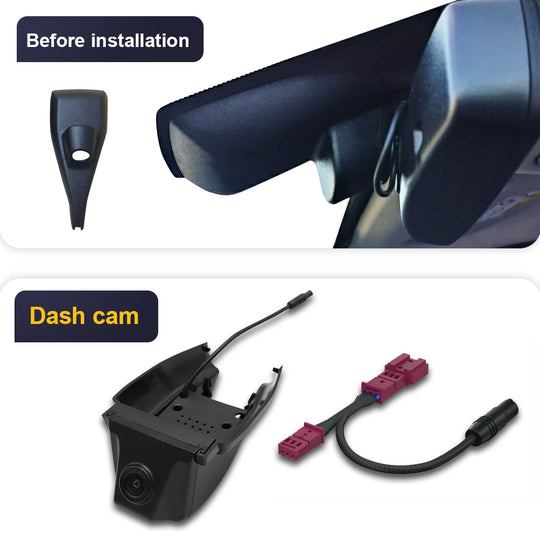 FITCAMX Dash Cam for Ford EcoSport, Ranger Wildtrak, Fiesta, Everest 2009 - 2019