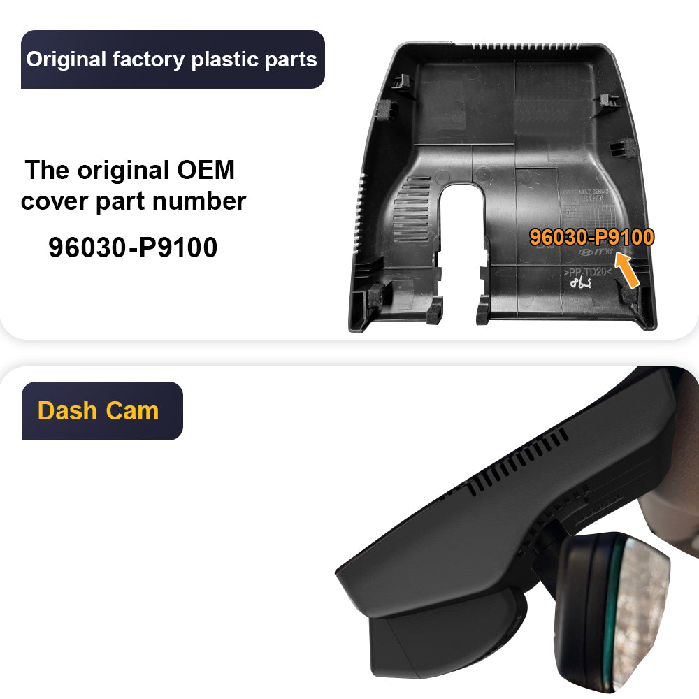 FITCAMX Dash Cam for Hyundai Palisade 2026+