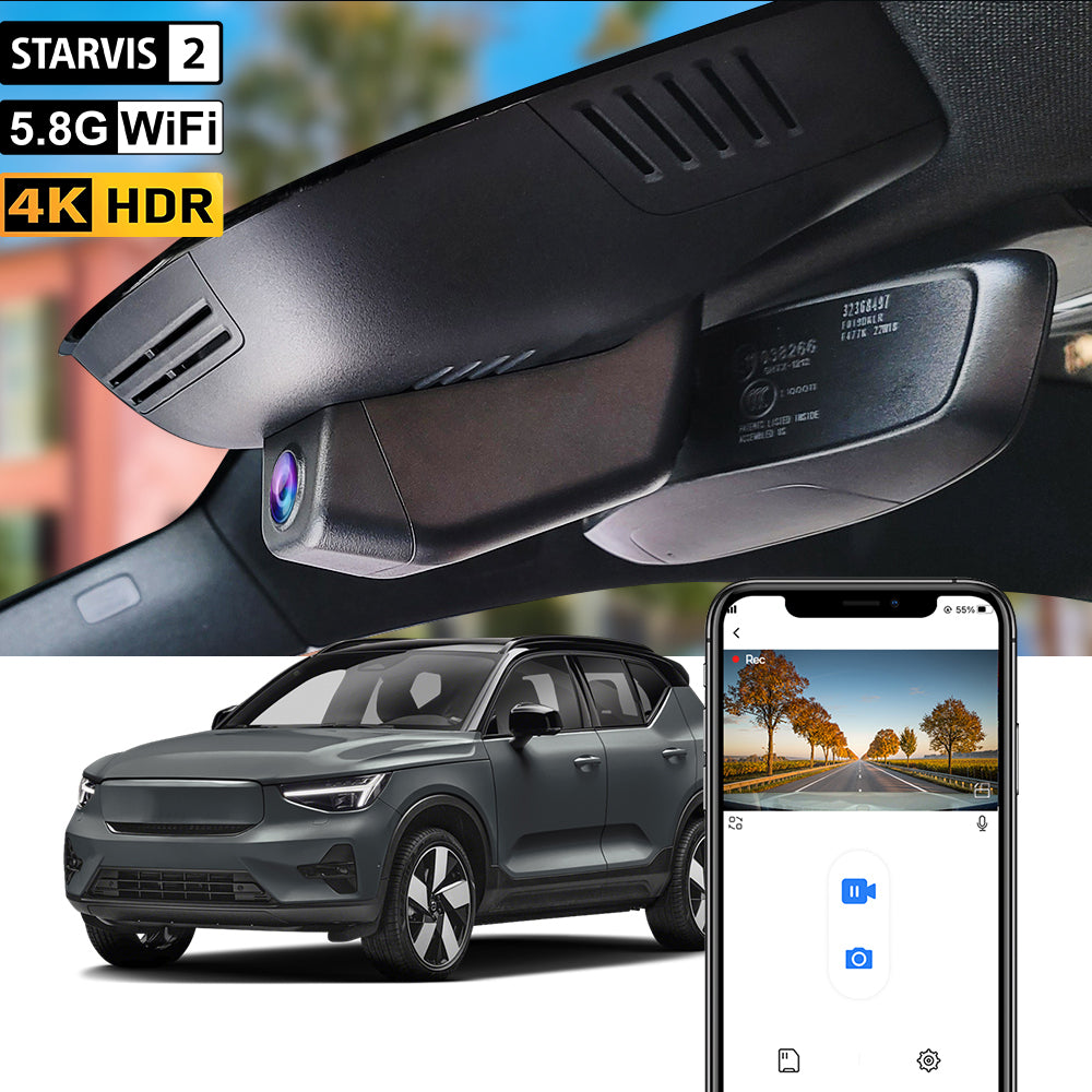 【STARVIS 2】FITCAMX Dashcam für Volvo EX40 2024–2027