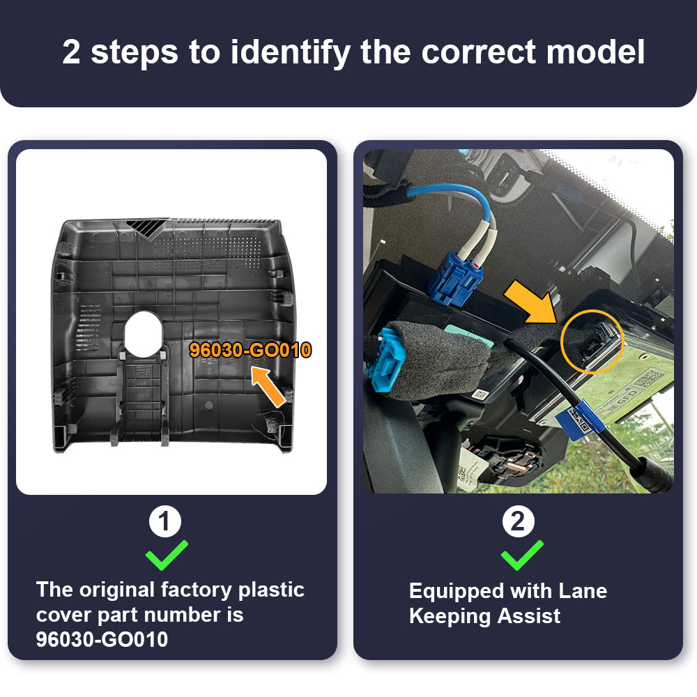 Fitcamx Dash Cam per Hyundai Elantra ed Elantra N 2021-2025 (Copertura Specchietto Retrovisore numero parte 96031-AA000)