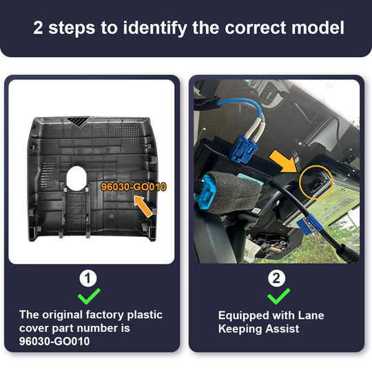 Fitcamx Dash Cam per Hyundai Elantra ed Elantra N 2021-2025 (Copertura Specchietto Retrovisore numero parte 96031-AA000)