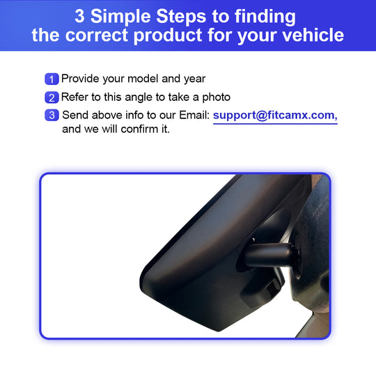 Caméra de tableau de bord FITCAMX pour GMC Terrain 2018-2024