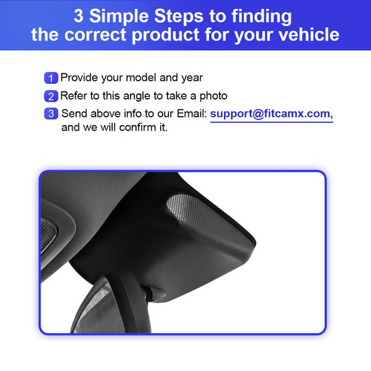Cámara de salpicadero FITCAMX para Honda Accord 2013-2015