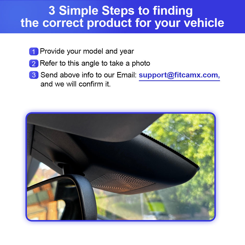 Caméra de tableau de bord FITCAMX pour Honda Accord 2013-2015