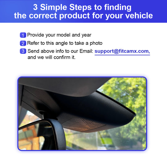 Caméra de tableau de bord FITCAMX pour Honda Accord 2013-2015