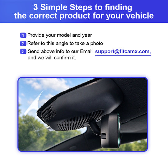 FITCAMX Dash Cam for Mercedes-Benz CLA Shooting Brake with EQ Technology, AMG, 2026 2027 (Electric Version Only)