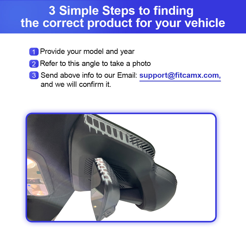Mini Cooper Camera FITCAMX Dash Cam For BMW MINI Cooper, Cooper S, Hatchback, Electric EV