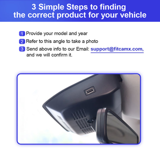 FITCAMX Dash Cam for GWM Pickup POER Cannon Cannon-L Cannon-X