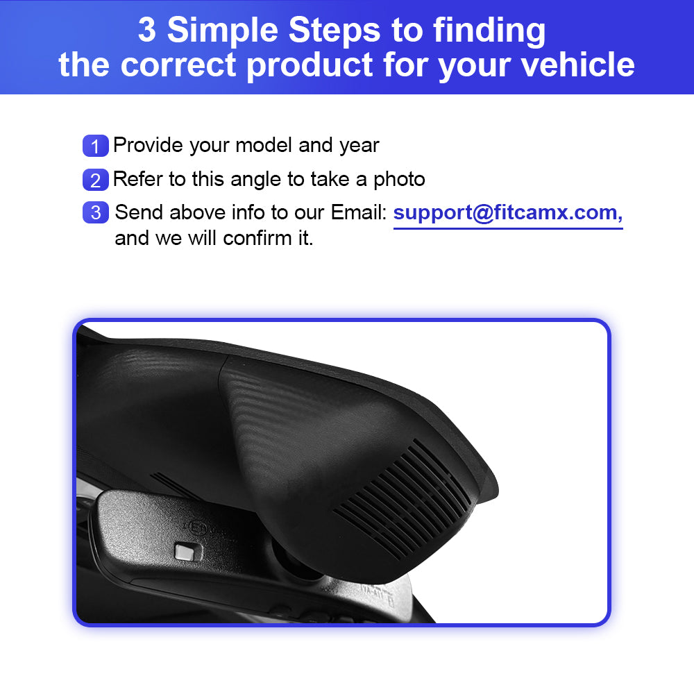 FITCAMX Dash Cam for Acura MDX 2024-2025