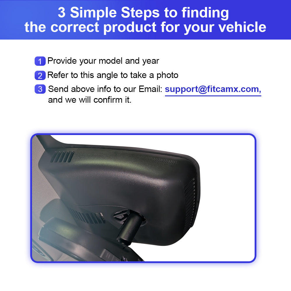 FITCAMX Dash Cam for Chevrolet Chevy Traverse 2024 2025