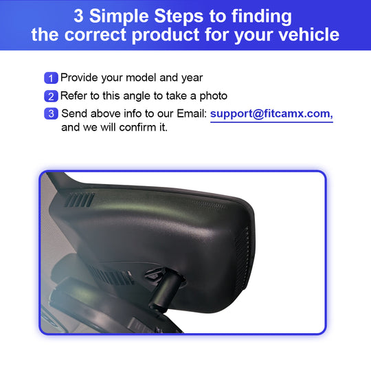 FITCAMX Dash Cam for Chevrolet Chevy Traverse 2024 2025
