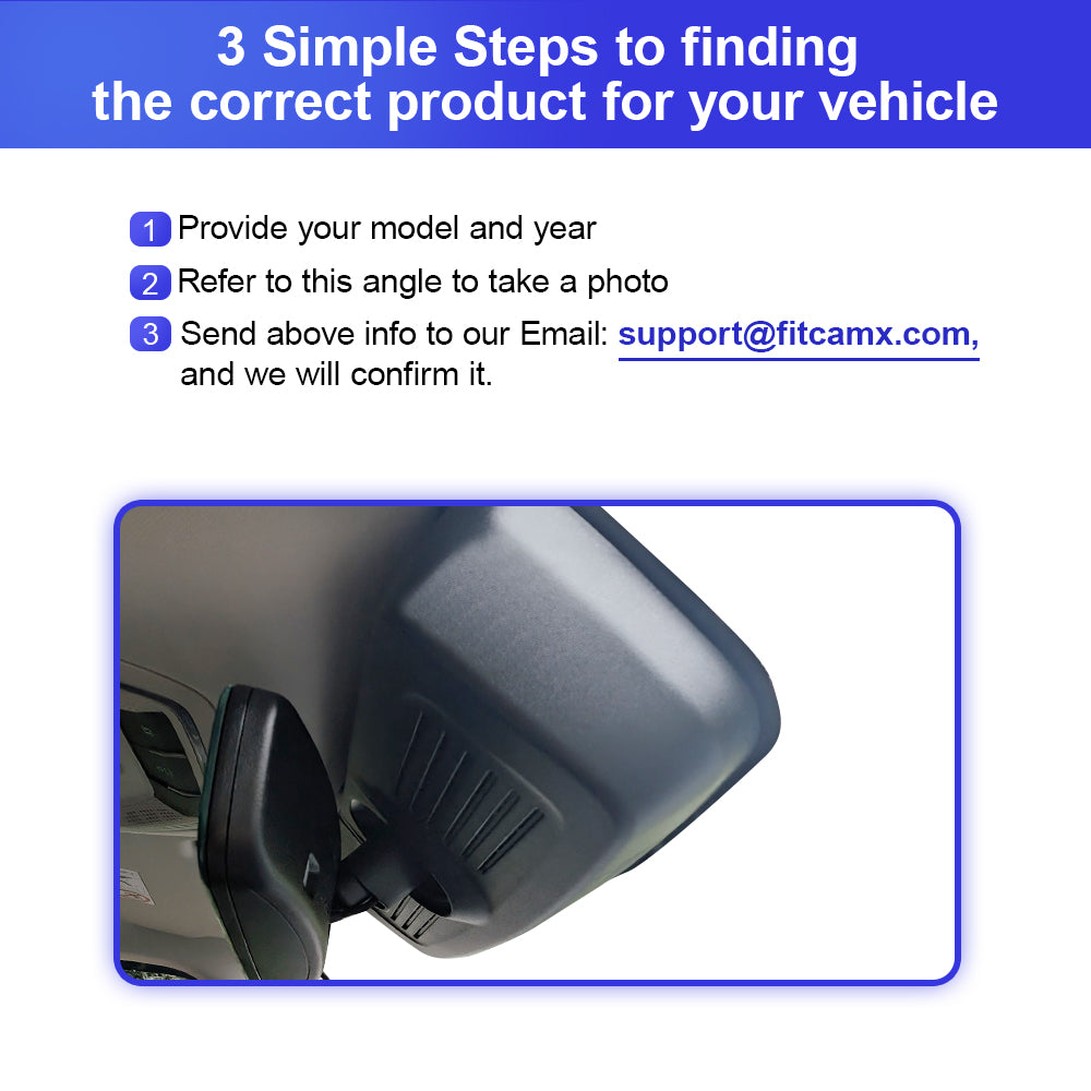 FITCAMX Dash Cam per GWM Pickup POER Cannon Cannon-L Cannon-X