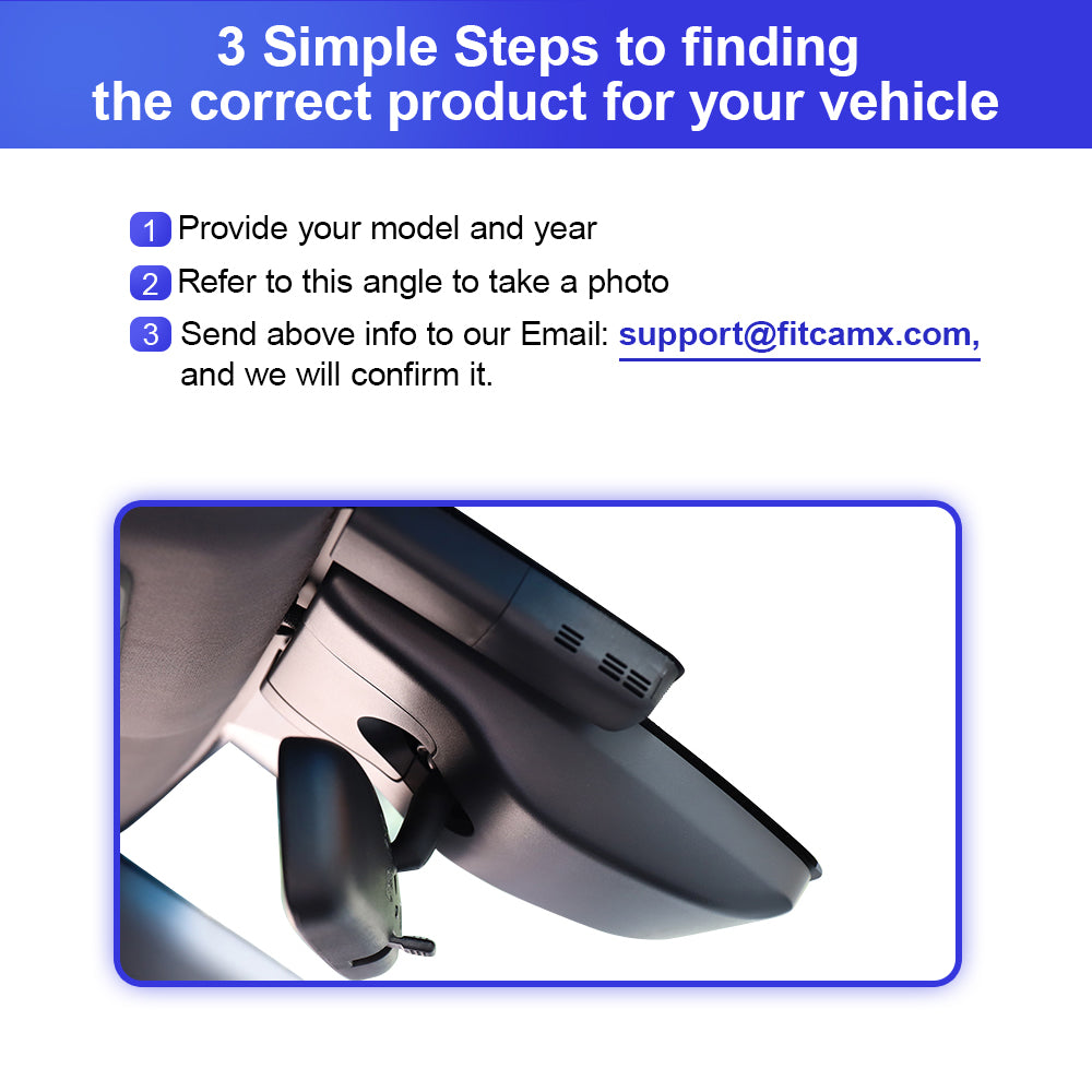 FITCAMX Dashcam für Toyota Land Cruiser und Land Cruiser Prado 2020–2022