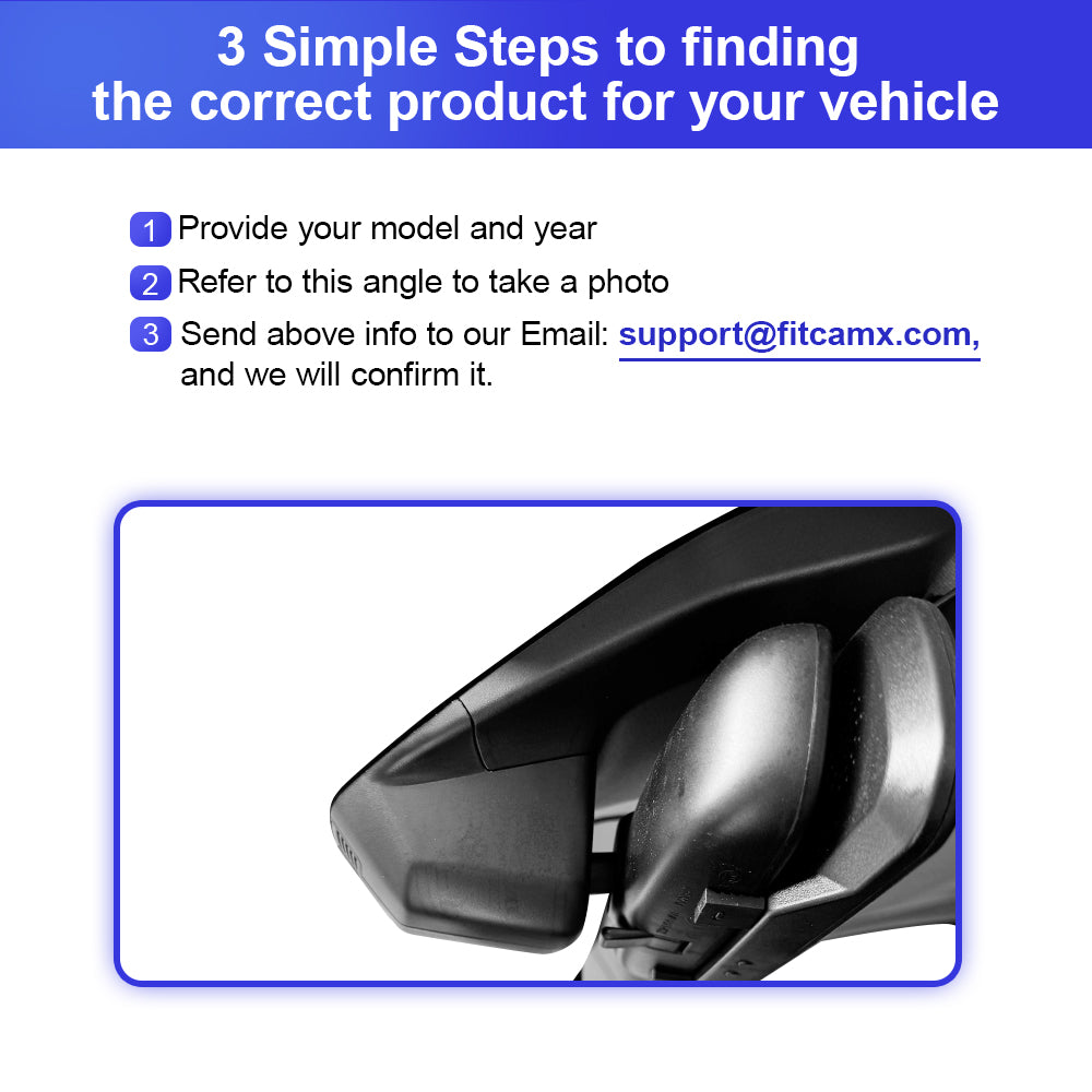 FITCAMX Dash Cam for Volkswagen VW Caddy 2021-2025