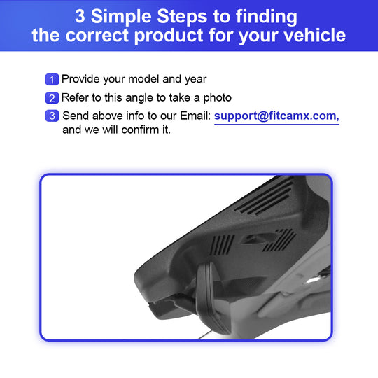 FITCAMX Dash Cam for Lincoln Corsair 2020-2026