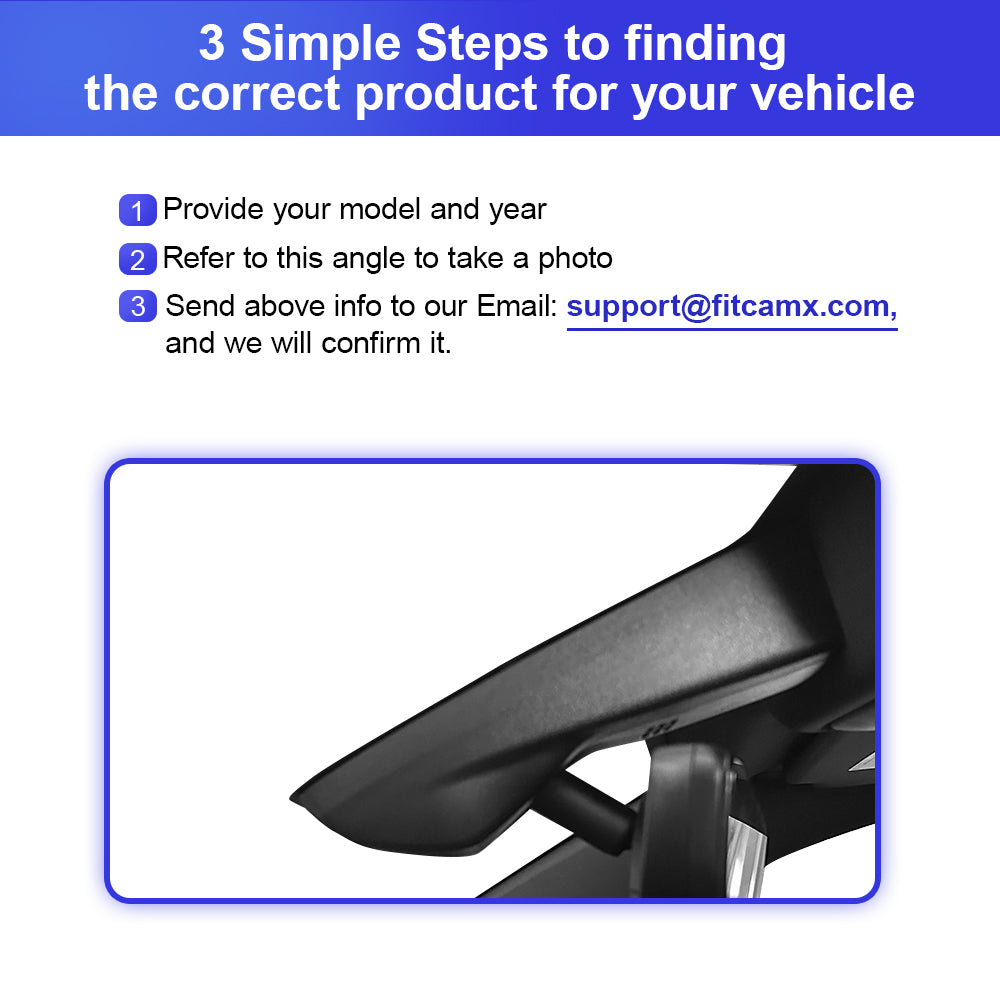 Caméra de tableau de bord FITCAMX pour Chevrolet Chevy Trailblazer 2021-2025