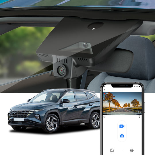 Fitcamx Dash Cam for Hyundai Tucson 2022-2025 (Right Hand Drive ) (Rea ...