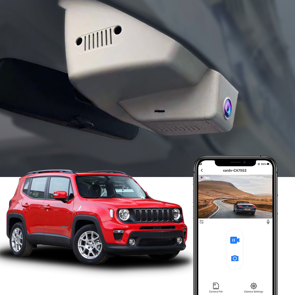 Fitcamx Dash Cam for Jeep Renegade