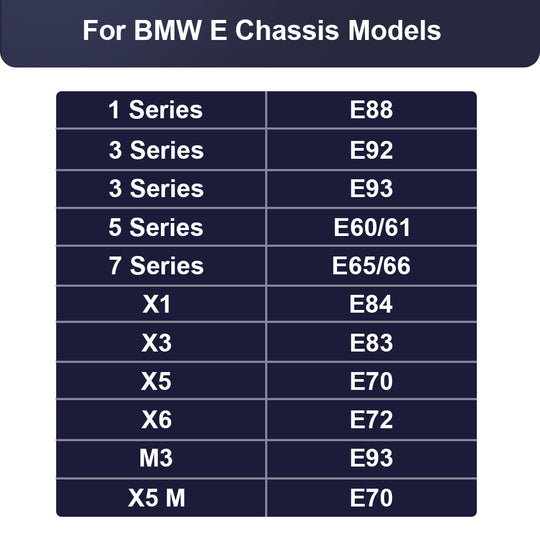 Fitcamx Dash Cam for BMW E Chassis