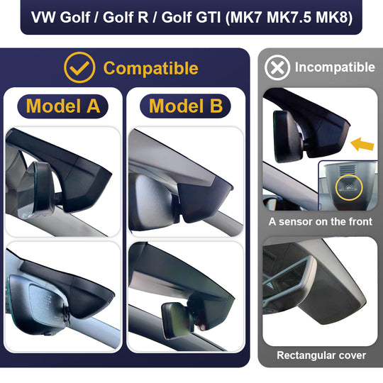 Fitcamx Dash Cam for VW Golf GTI R MK7 MK7.5 MK8